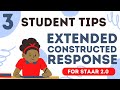 STAR Test Extended Constructed Response Tips
