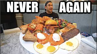 TRYING THIS BREAKFAST EATING CHALLENGE WAS PURE TROUBLE | Joel Hansen