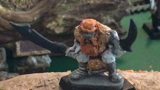 Easy & Inexpensive D&D Diorama in Progress- Beholder Mind Flayer Rust Monster Dwarf Troll Dragon RR