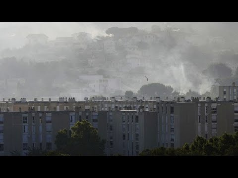 YouTube video thumbnail: More Than 100 Injured and Hundreds More Evacuated as Wildfire Rages Near French City of Marseille