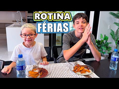 NOSSA ROTINA NAS FÉRIAS Piero Start & Breninho!