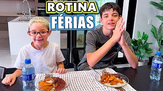 NOSSA ROTINA NAS FÉRIAS Piero Start & Breninho!