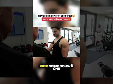 Markus Rühl Bewertet Elis Körper😳 | #crazy #fy #lustig #funny #streamer #twitch #elias #gym #sport