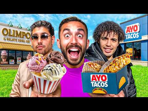 MANGIO SOLO nei FAST-FOOD degli INFLUENCER per 24 ORE!
