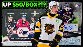 BIG PULL FROM THE NEWLY REFRESHED CHL! - 2025-26 Upper Deck CHL Hockey Hobby Box Break x2