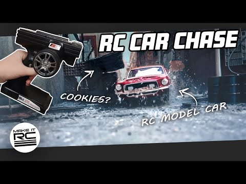 Making a Car Chase with Cardboard Cookies and DIY RC Models