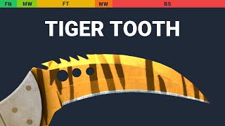 Talon Knife Tiger Tooth Wear Preview