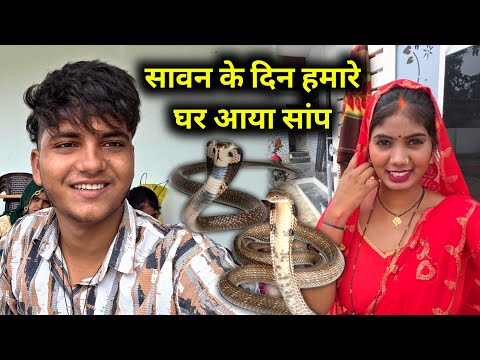 सावन के दिन हमारे घर आया सांप ❤️ || smartman Anuj