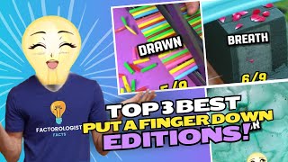 Top 3 best ''put a finger down'' editions of all time!
