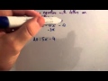 Solving Linear Equations Steps