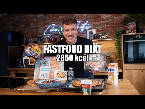 Schnell ABNEHMEN mit der FASTFOOD DIÄT | Vergleich 4  Mahlzeiten (High Protein / wenig Kalorien)