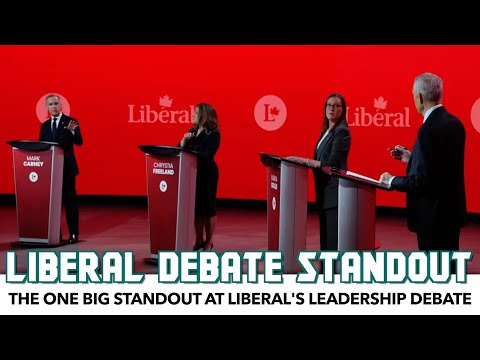 Liberal Leadership Debate: One Clear Standout