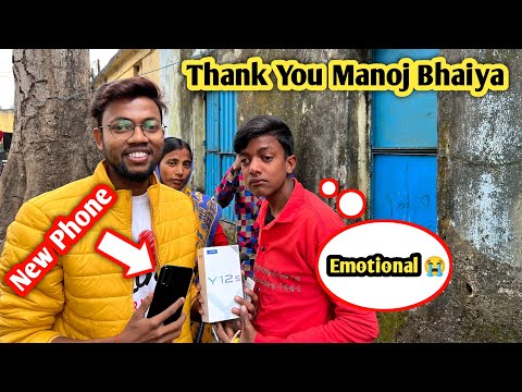 Gifted New Phone To Talented Boy Sajid Khan !! Emotional 😭