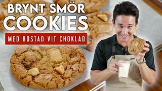 Den godaste Chocolate Chip Cookie – med Rostad vit Choklad & Brynt Smör