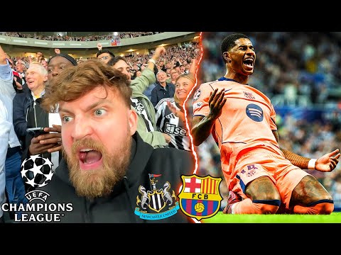 Newcastle vs FC Barcelona - UCL Stadionvlog 🔥 | Rashford mit unglaublichem HAMMER TOR 🚀 | ViscaBarca