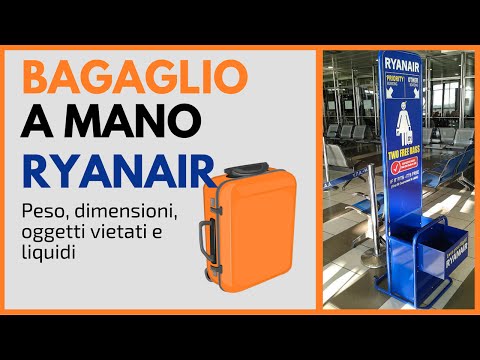 Come preparare la valigia o il bagaglio a mano per un volo Ryanair