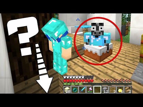 ESCONDITE DENTRO DE TARTA SECRETA EN MINECRAFT