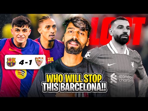 Barcelona DESTROYED Sevilla 4-1 and Now They are Coming for Real Madrid Laliga Title | Liverpool Out