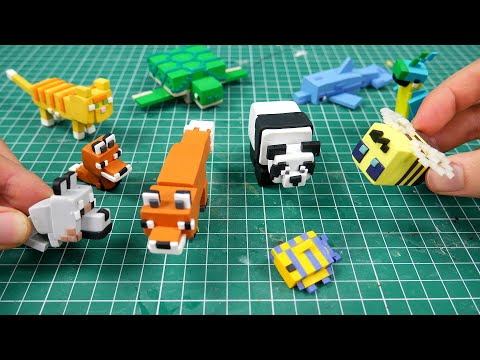 I Made Cute Mobs from Minecraft in Polymer Clay!