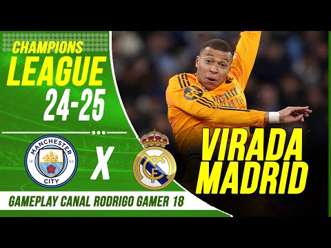 MANCHESTER CITY X REAL MADRID AO VIVO COM IMAGEM - CHAMPIONS LEAGUE 24/25 - JOGO DE HOJE!