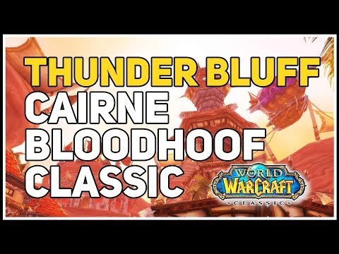 Thunder Bluff Cairne Bloodhoof WoW Classic