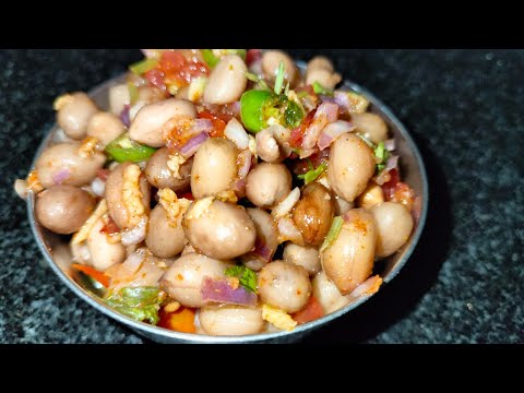 easy snack recipe in just 10mins | peanut chat  | masala palli chat | healthy chat recipe