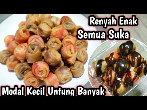 IDE JUALAN JAJANAN KEKINIAN DARI KULIT LUMPIA ENAK RENYAH MODAL KECIL