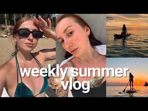 korzystam z lata / nagrywki podcastu (ledwo się udało) / event apollca | weekly summer vlog