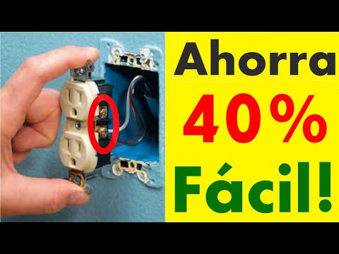 Ahorra 40% en tu factura eléctrica aplicando este simple truco!