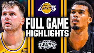 Los Angeles Lakers vs San Antonio Spurs - FULL GAME HIGHLIGHTS | January 7, 2026 #nba