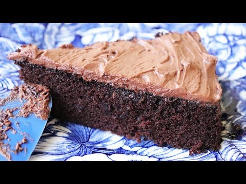 Quick & Easy Chocolate Cake - No eggs. No butter. One bowl.