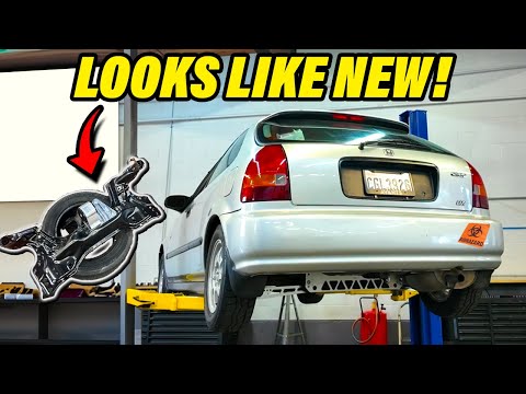 How I Restored a JUNKYARD Subframe for CHEAP! K-Swap EK Hatch Pt. 2