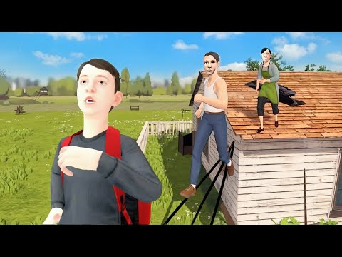 RAN AWAY FROM EVIL PARENTS ON WIRES!😱 FINAL ENDING IN SCHOOLBOY RUNAWAY😭