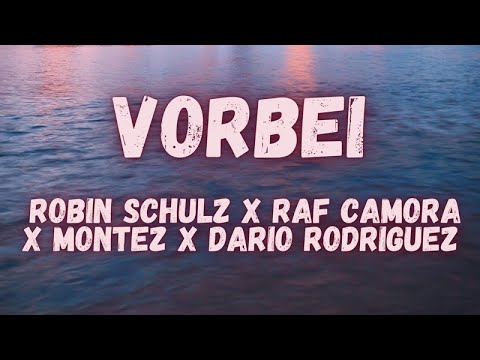 Robin Schulz X RAF Camora X Montez X Dario Rodriguez - Vorbei (lyrics)
