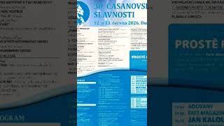 Casanovske slavnosti Duchcov s kým se uvidíme ?