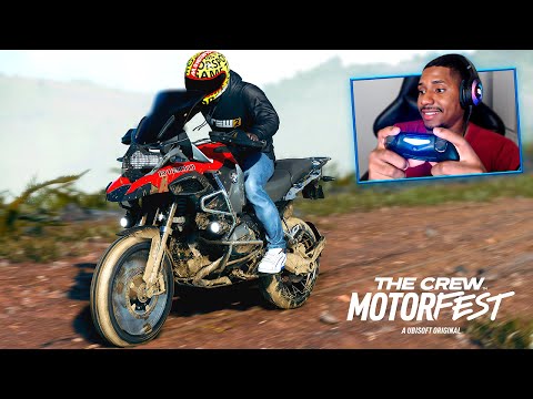 FUI NA TRILHA DE BMW R1200 NO THE CREW MOTORFEST🔥