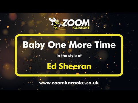 Ed Sheeran – Baby One More Time (Britney Spears Acoustic Cover) – Karaoke Version from Zoom Karaoke