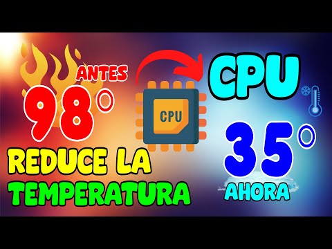 Como REDUCIR y Bajar la temperatura de tu CPU Super FÁCIL 2 Métodos Garantizados.