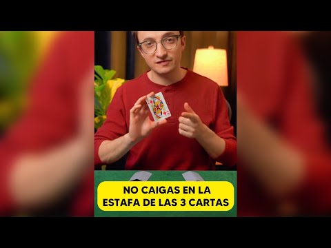 La famosa estafa de las 3 cartas! 😱🔥 No vuelvas a caer nunca!