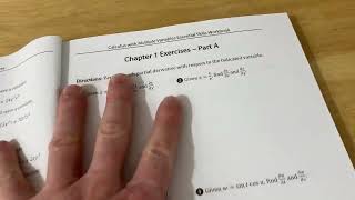 Multivariable Calculus Workbook for Self Study