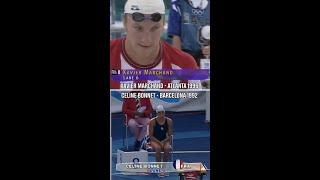 Did you know? Leon Marchand’s parents are Olympians. Both in swimming, of course! 🏊