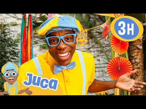FESTA JUNINA: Aprende a Fazer Pipoca com o Juca! | 3 HORAS DO JUCA | Vídeos Educativos para Crianças
