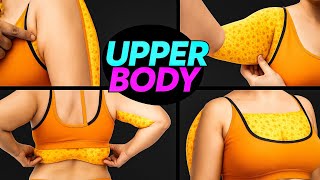Upper Body Workout At Home || Back Fat And Arms Fat Exercise