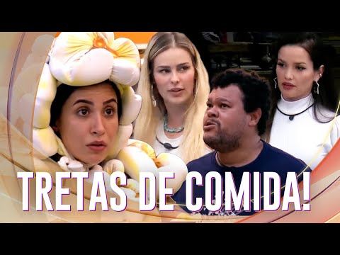 AS TRETAS POR COMIDA: BRIGA POR BISCOITO, O BOLO DE JULIETTE E FIUK E MAIS! 🍿 | BBB