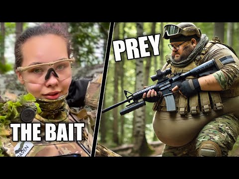 I Use Airsoft Girls to Lure my Enemies into a Trap...