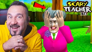 KIZGIN ÖĞRETMEN SAÇLAR GİTTİ! | SCARY TEACHER 3D OYNUYORUZ (pain in the axe)