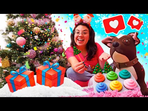 ¡Regalos de Navidad para Chocolate! 🎁🎄🎅Videos de juguetes de peluche