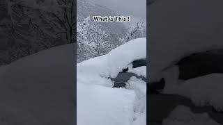 Amazing Heavy Snowfall in Mountains 🏔️ #snow #shorts #ytshorts