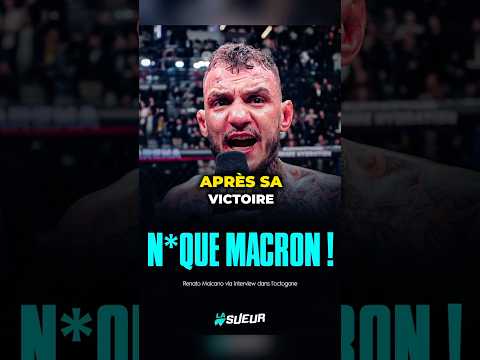 Moicano insulte Macron ! #moicano #benoitsaintdenis #saintdenis #mma #ufcparis #ufc