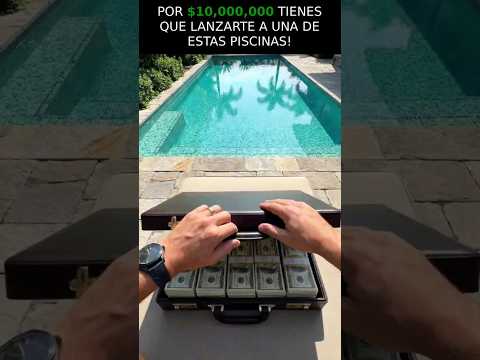 🤑POR $10.000.000 DEBES SALTAR A LA PISCINA part 11 #shorts #humor #shortsviral #memes 🏊